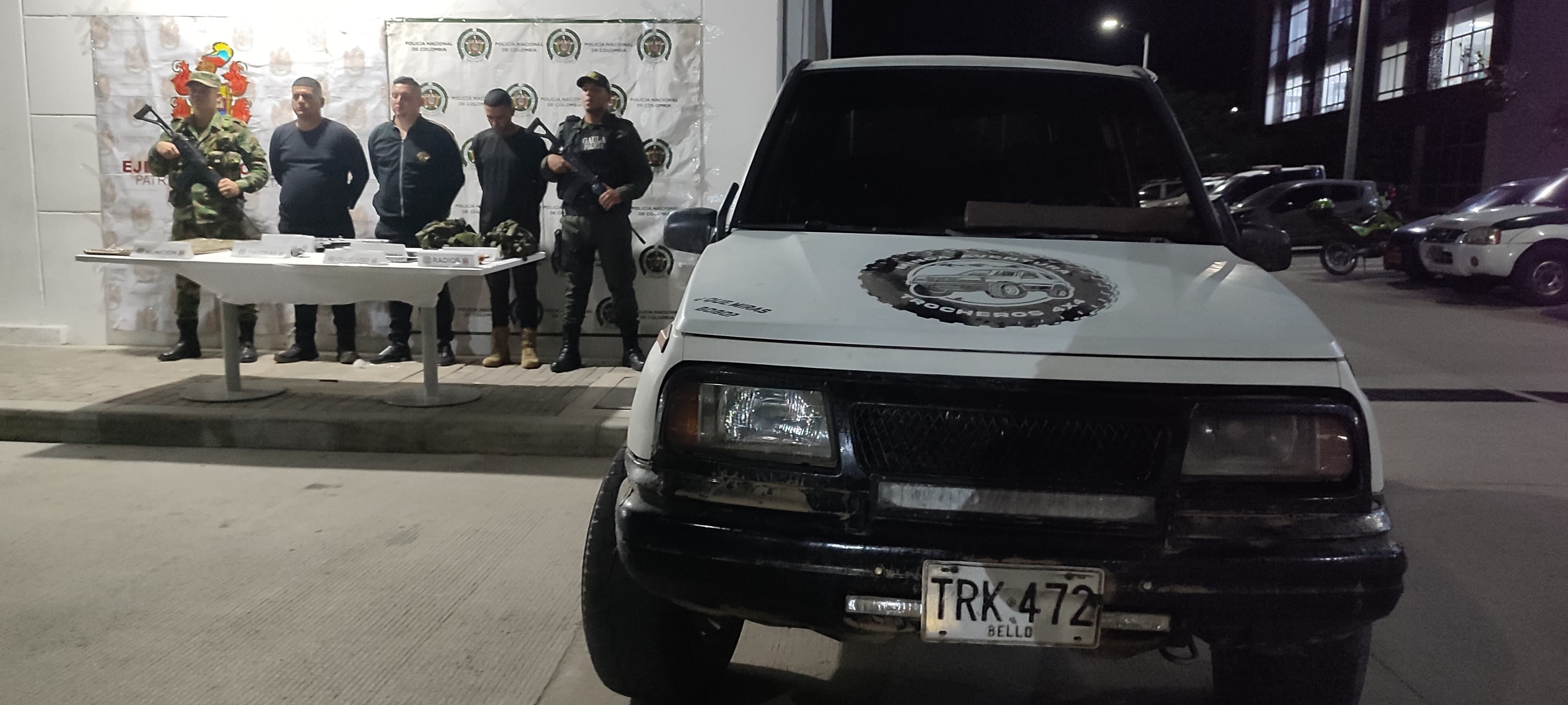 Capturas y vehículo inmovilizado de Los Pachenca.