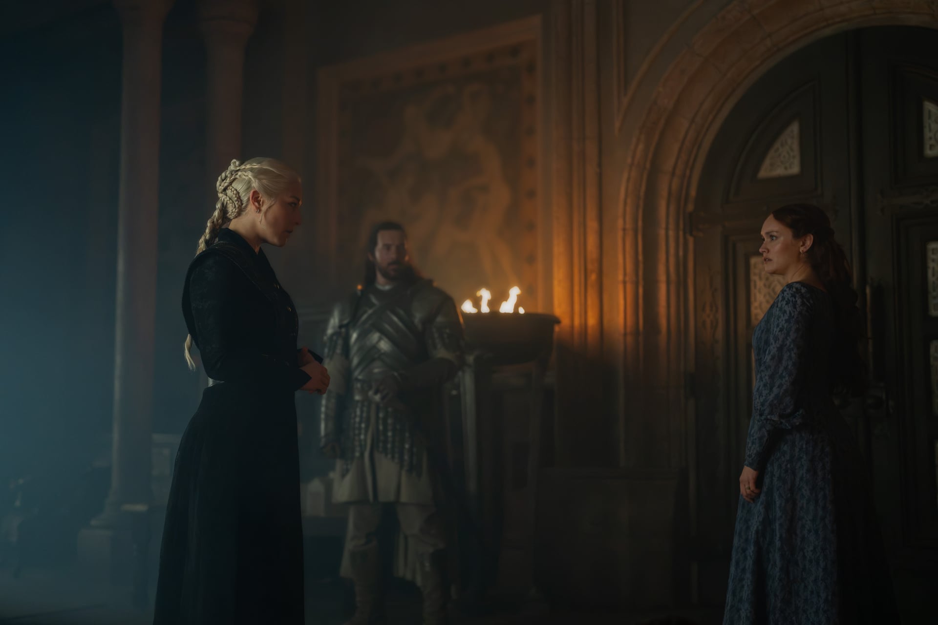 Emma d'Arcy como Rhaenyra Targaryen en La casa del dragón. HBO