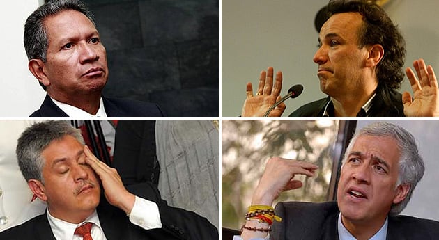 Hipólito Moreno, Álvaro Dávila, Iván Rojas, Samuel Rojas. 