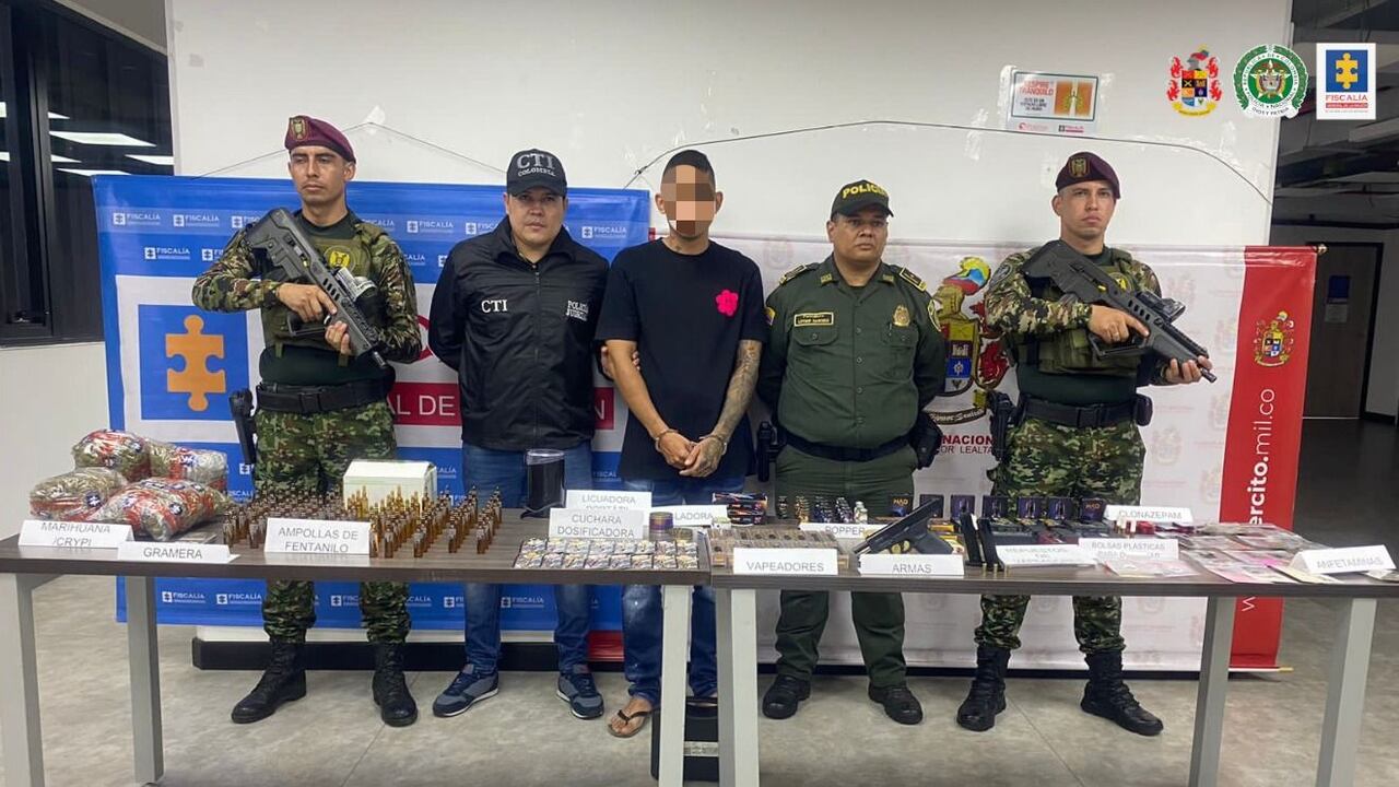 Este sujeto quedó a disposición de la autoridad competente.