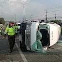 El accidente fue entre ese vehículo, una motocicleta y un camión.