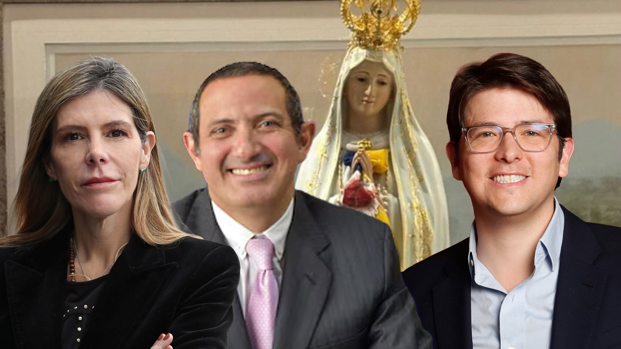 María Carolina Hoyos, Gabriel Aponte, Miguel Uribe Turbay
