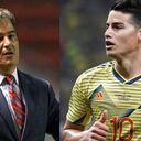 Jorge Luis Pinto y James Rodríguez