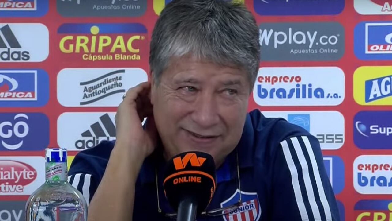 Bolillo Gómez, entrenador de Junior.