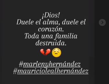 Mensaje de Natalia Sánchez