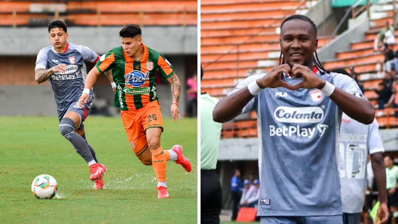 Santa Fe goleó a Envigado con Rodallega como figura.