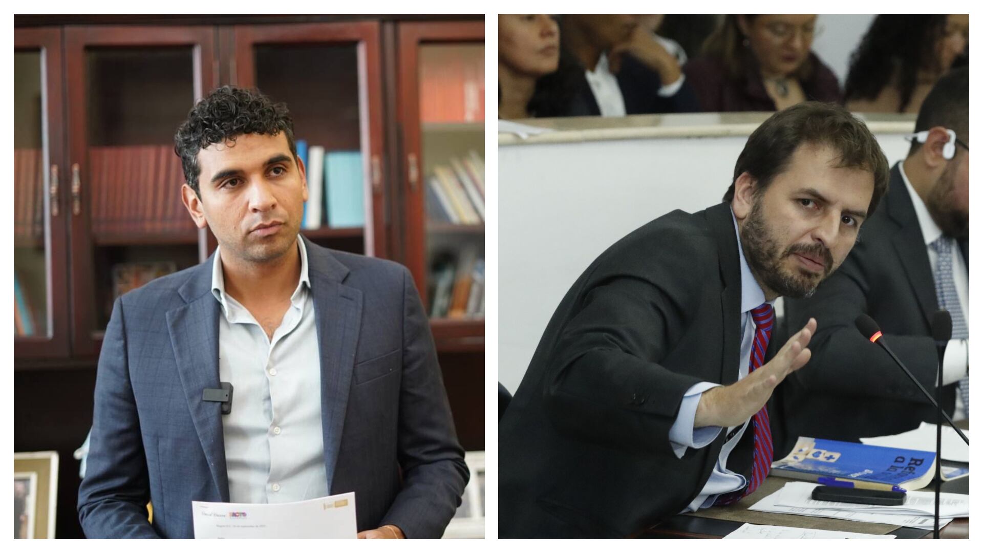 David Racero y Andrés Forero tuvieron una fuerte discusión.