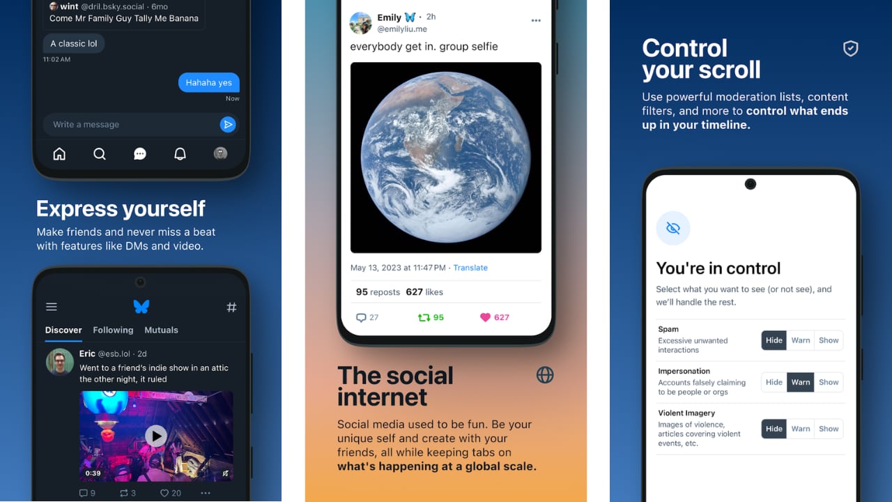 Bluesky, la alternativa a X, registró miles de nuevos usuarios tras el triunfo electoral de Donald Trump.