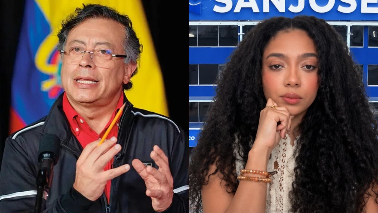 El expresidente Gustavo Petro y Juliana Guerrero.