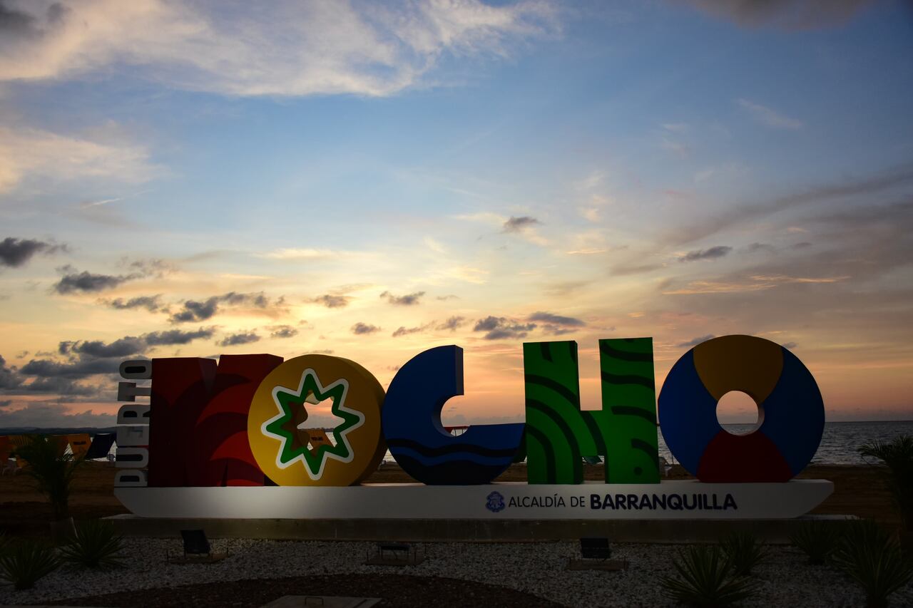 Playa de Puerto Mocho en Barranquilla.