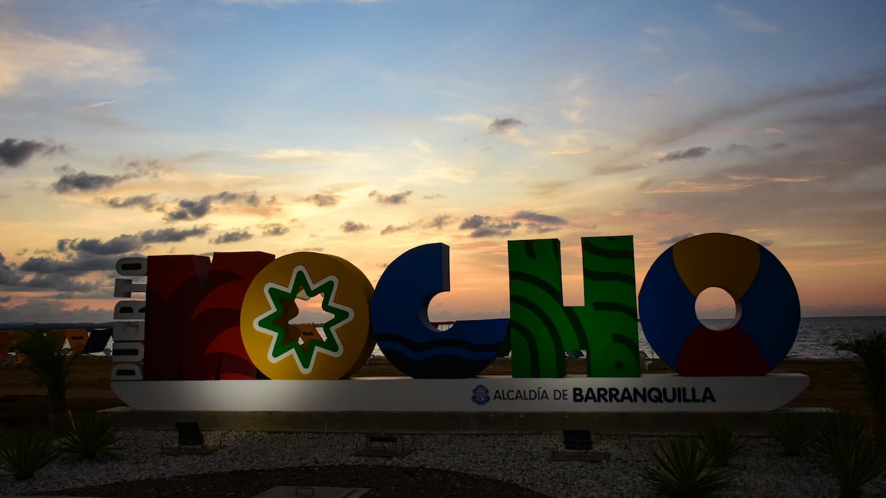 Playa de Puerto Mocho en Barranquilla.