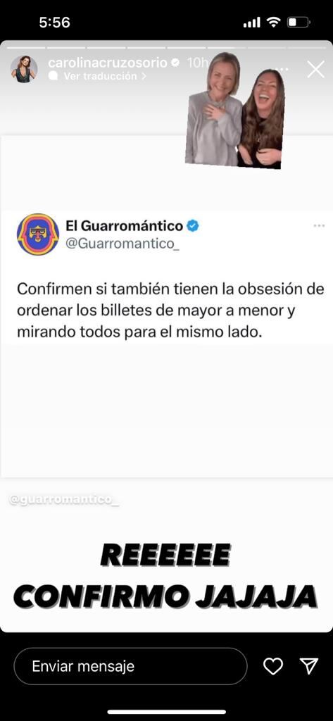 Carolina Cruz habla de curiosa obsesión