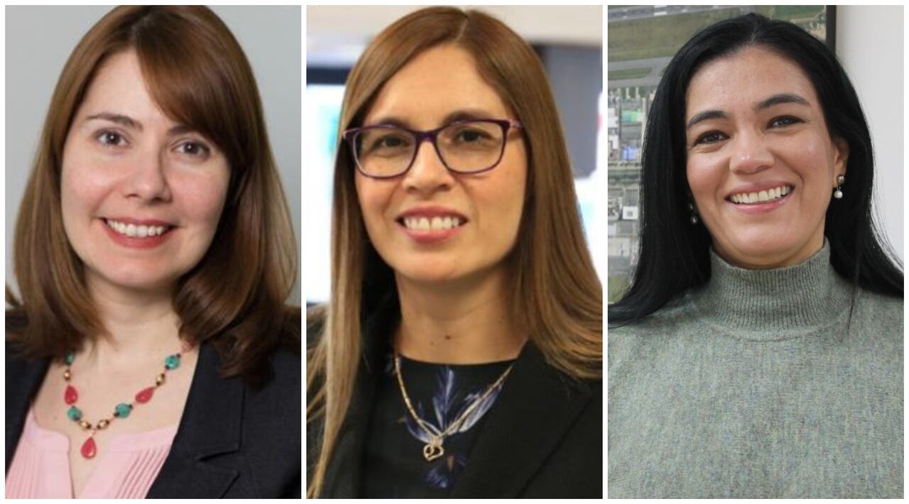 De izquierda a derecha, Juliana Scavuzzi, Julissa Salavarría y Tania Chacín.