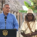 El Presidente de la República, en su visita a la Sierra Nevada de Santa Marta, sancionó la Ley de Acción Climática.