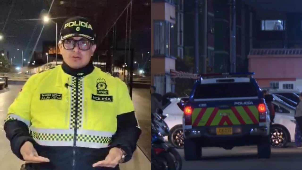 El teniente coronel Julián Felipe Cetina Rodríguez, oficial de guarnición de la Policía Metropolitana de Bogotá.