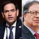 Marta Lucía Ramírez, Marco Rubio y Gustavo Petro