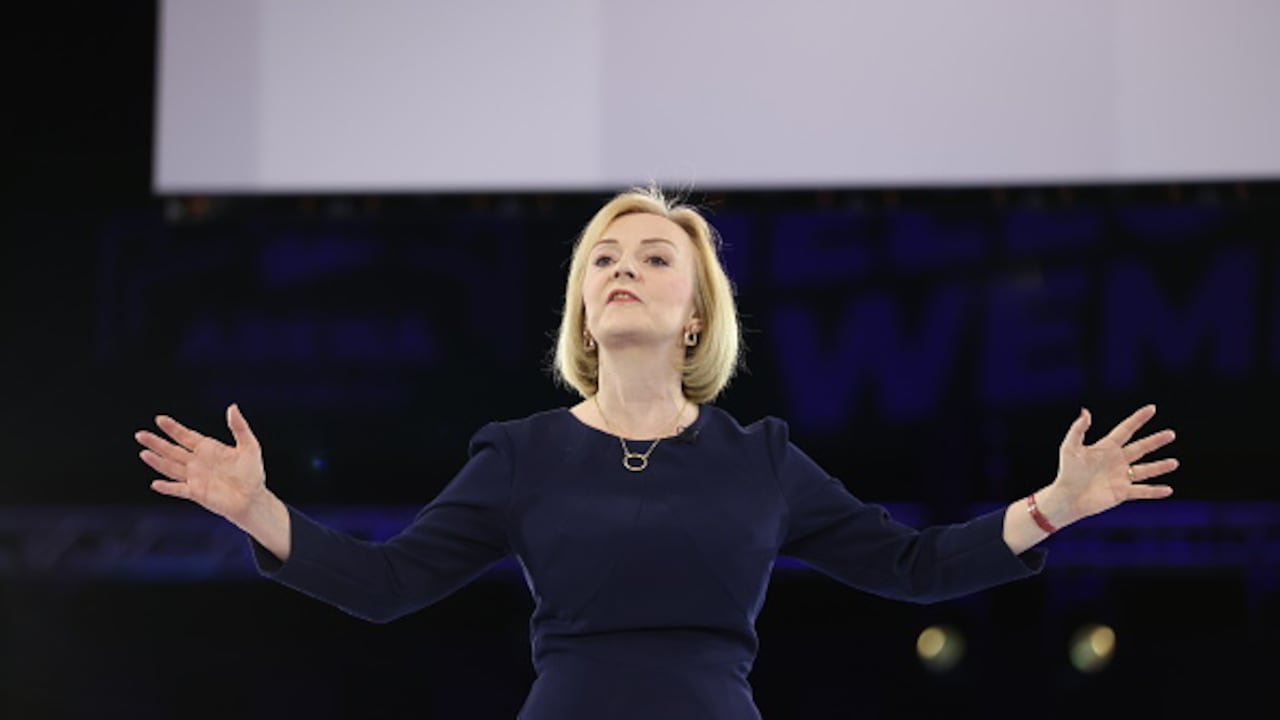 Liz Truss, primera ministra británica.