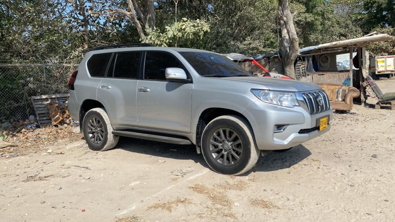 Esta fue la camioneta hurtada y recuperada por la Policía en Barranquilla