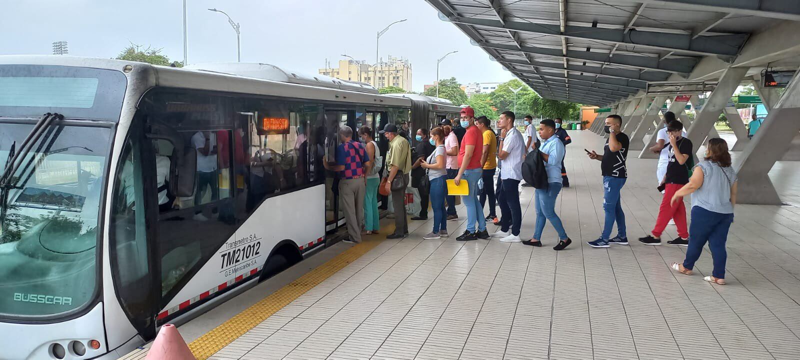 El servicio ha sido reanudado parcialmente en Barranquilla