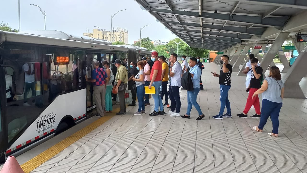 El servicio ha sido reanudado parcialmente en Barranquilla