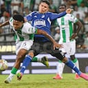 Daniel Cataño salió en el segundo tiempo por culpa de un calambre.