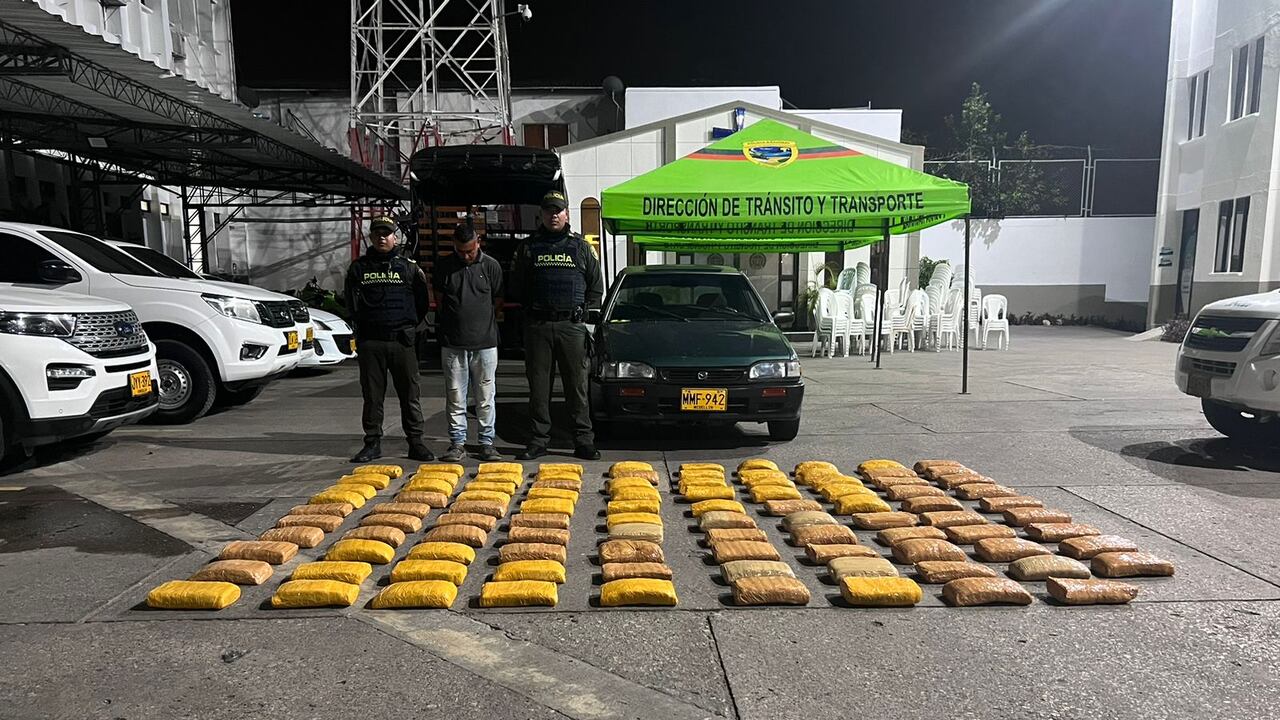 El hombre se movilizaba por Sincelejo con el carro cargado de paquetes de marihuana