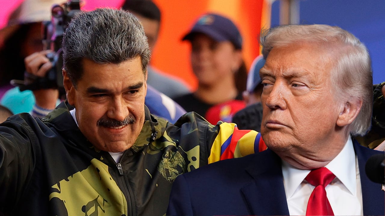 Nicolás Maduro y Donald Trump.