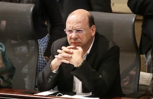 Bogotá. Septiembre 24 de 2025. Las comisiones económicas conjuntas realizan la votación de las ponencias del Presupuesto General de la Nación para 2026. En la foto :Germán Ávila, ministro de Hacienda. (Colprensa - Catalina Olaya)