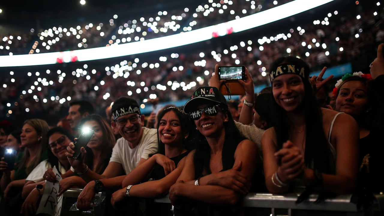 Concierto Maná y Carlos Vives en el
Movistar Arena Bogotá.