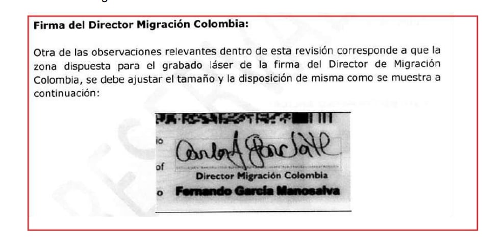 Las inconsistencias en los contratos para cédulas de la Imprenta Nacional .