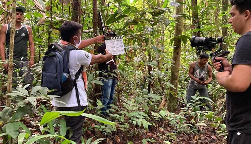 Escuela de Comunicación Indígena de la macro-Amazonía Ka+ Jana Uai. AGENCIA ANADOLU