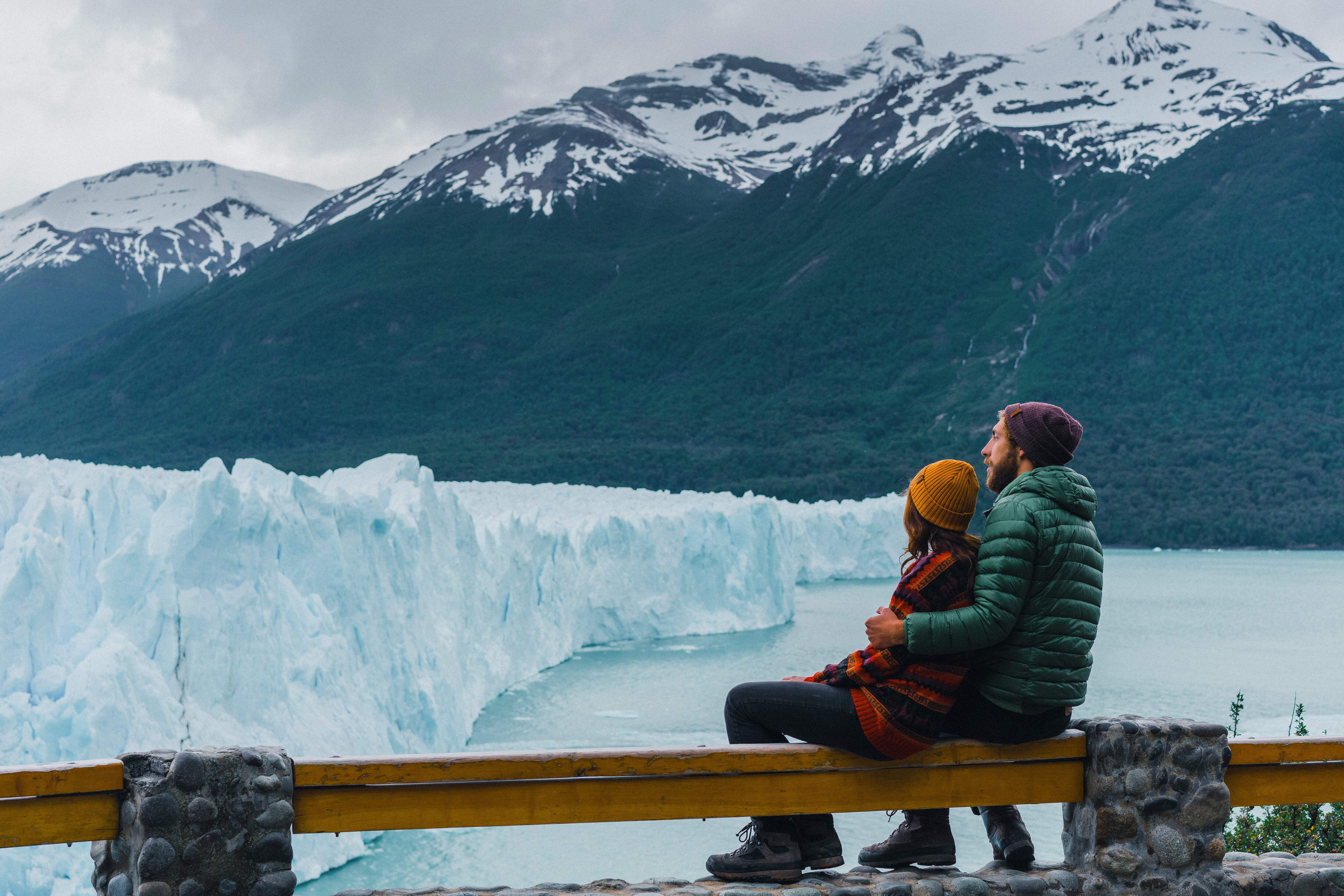 Invierno en la Patagonia en Argentina
