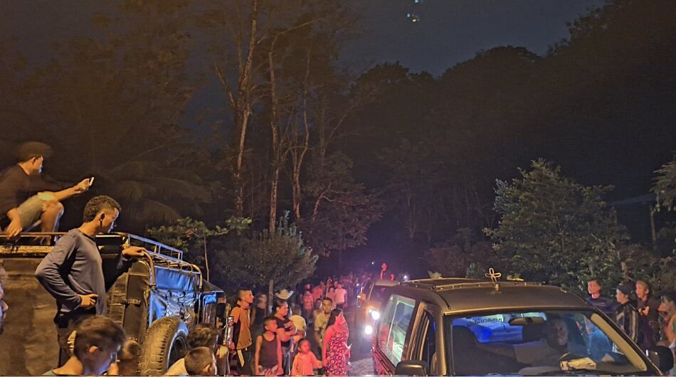 Honras fúnebres de dos habitantes de San José de Apartadó.