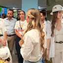 Taliana Vargas y la primera dama Ana Lucía Pineda visitan zona afectada en Cali