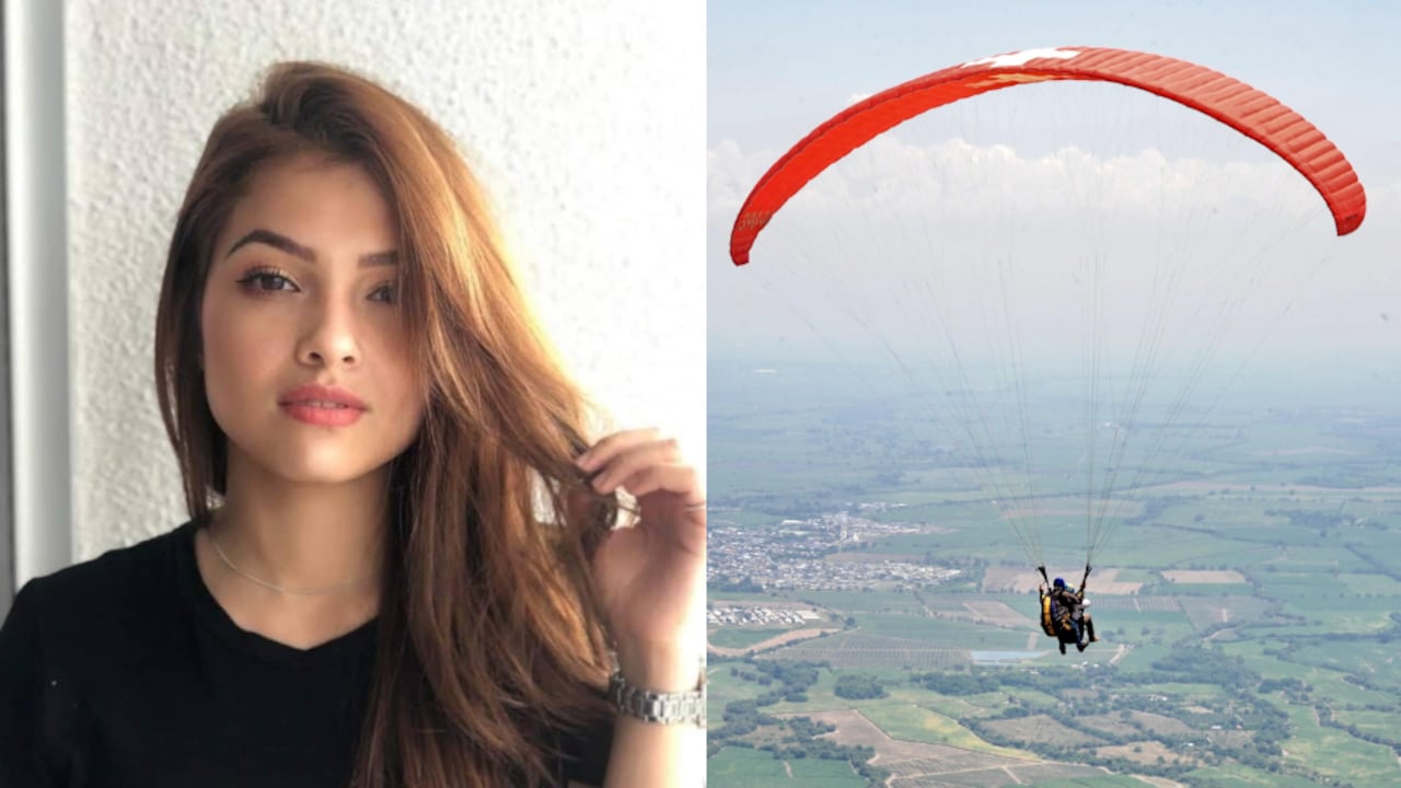 Daniela Barrios murió al caer de un parapente en Quindío.