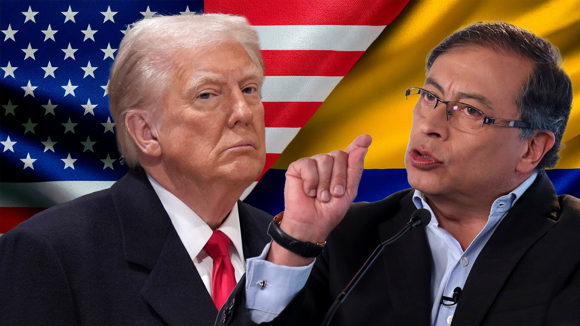 Donald Trump Gustavo Petro