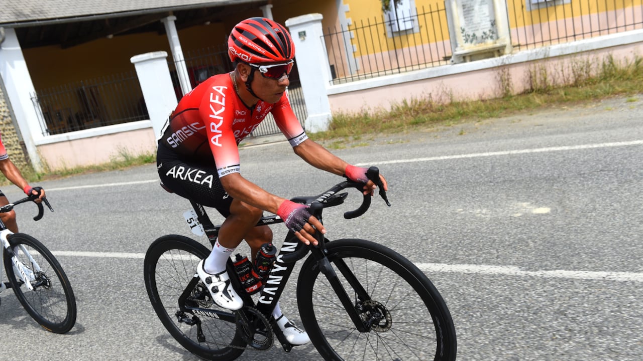 L'ISLE JOURDAIN, FRANCE - JUNE 16: Nairo Alexander Quintana Rojas of Colombia and Team Team Arkéa - Samsic competes during the 46th La Route d'Occitanie - La Depeche du Midi 2022 - Stage 1 a 174,4km stage from Séméac to L'Isle Jourdain / #RDO2022 / on June 16, 2022 in L'Isle Jourdain, France. (Photo by Getty Images/Dario Belingheri)