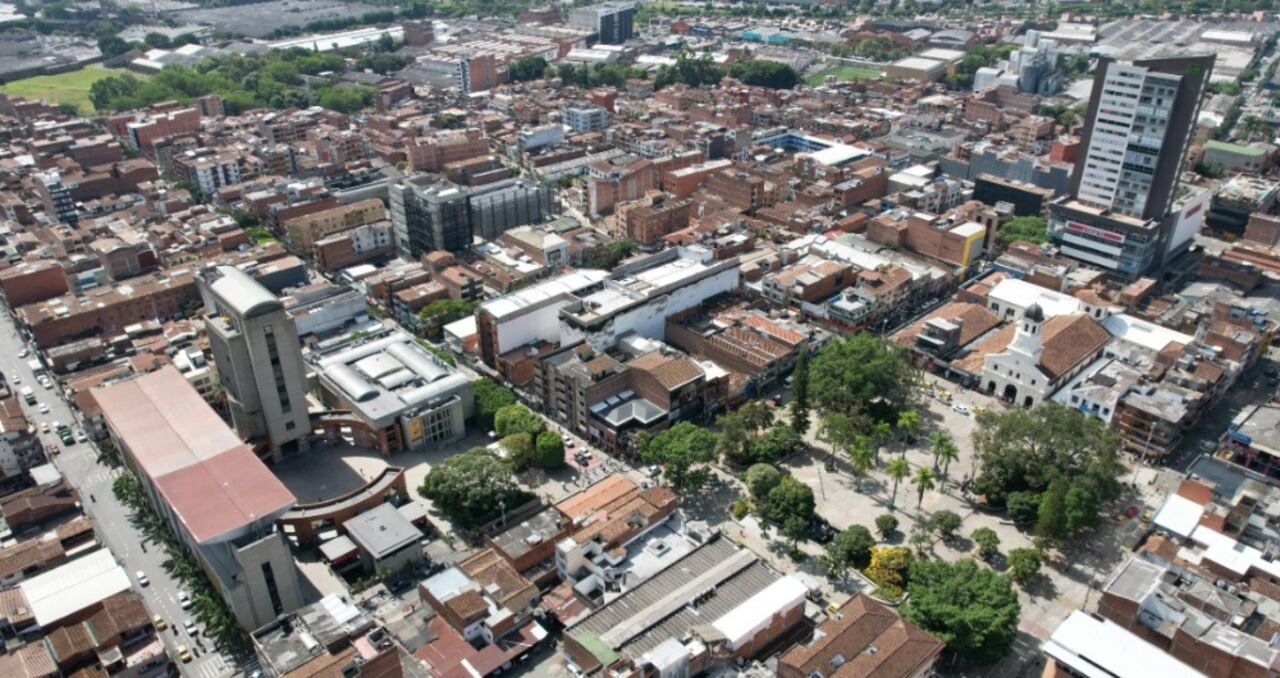 Panorámica del municipio de Itagüí, Antioquia.