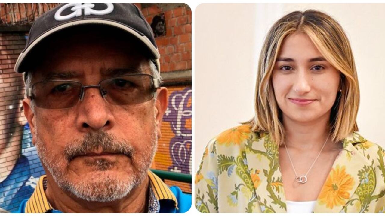 Hildebrando Vélez y Laura Sarabia.