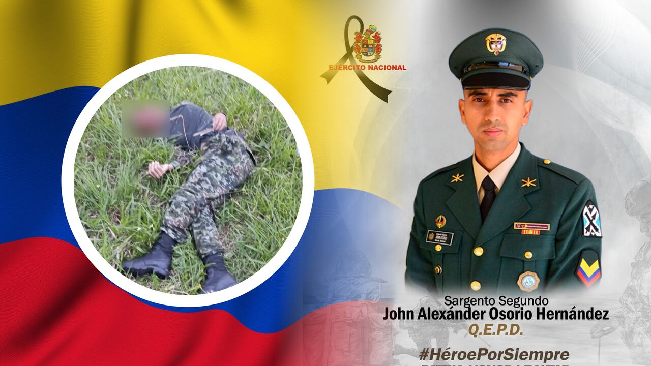 Militar Jhon Alexander Osorio.