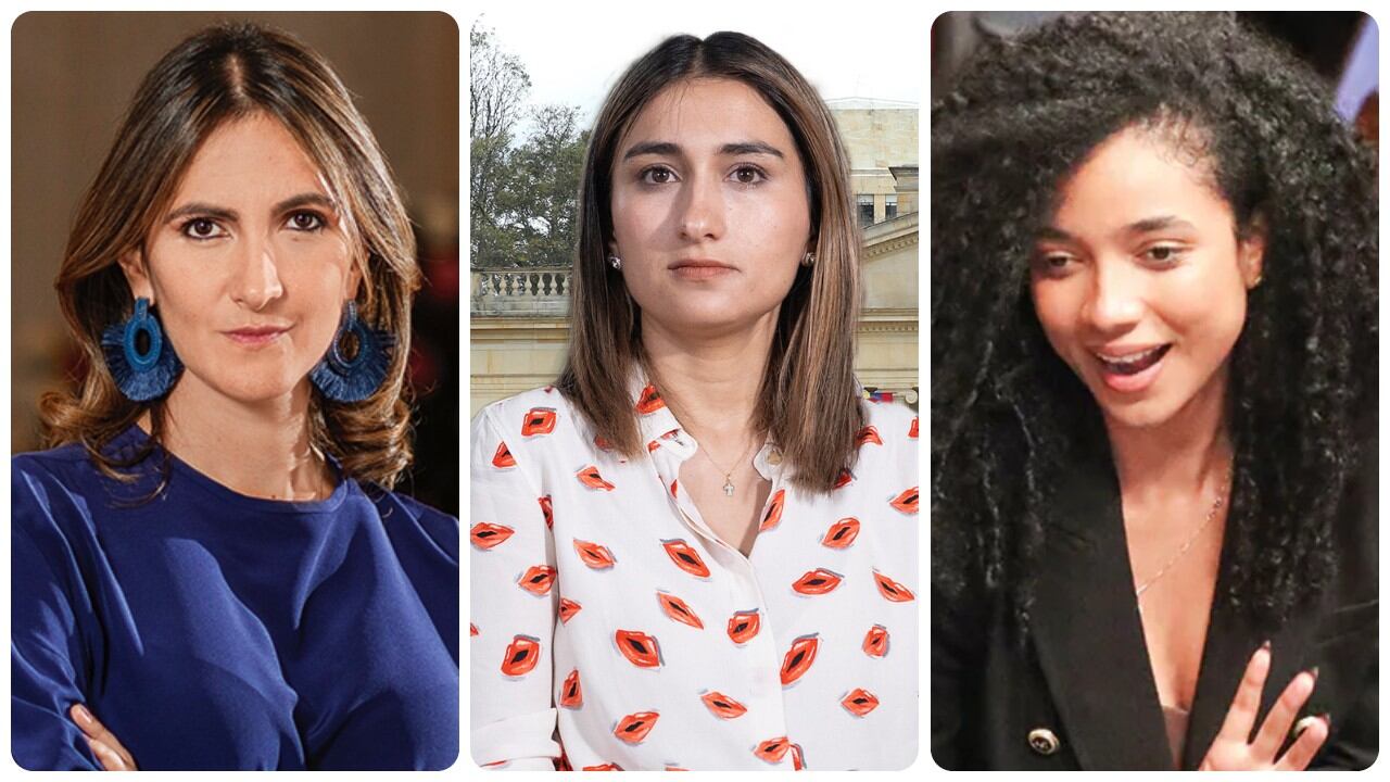 María Paula Correa, Laura Sarabia y Juliana Guerrero.