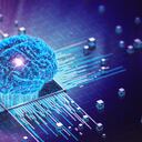 Concepto de IA. renderizado 3D