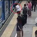 Video | “No entiendo como estoy viva”: el momento en que mujer se desmaya y cae en las vías del tren