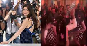 Captan a Anne Hathaway haciendo twerk y le llueven halagos