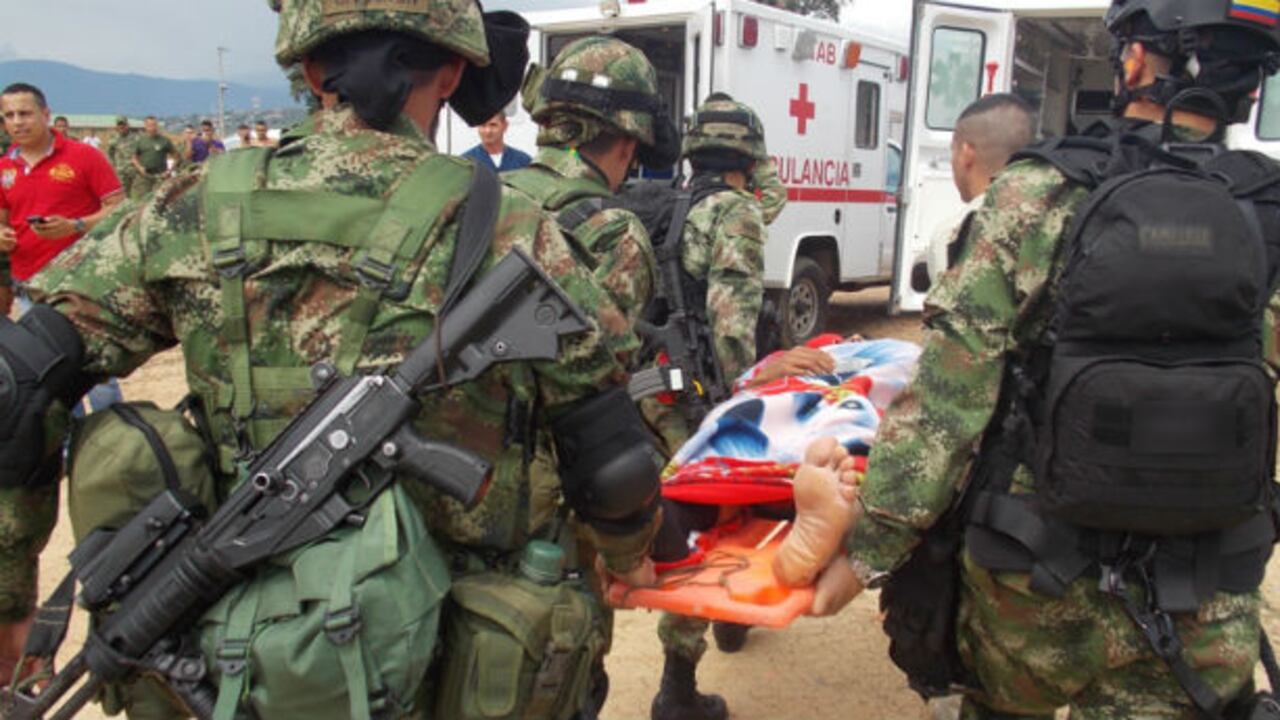 Alias ‘Robert’ resultó herido durante la acción y fue atendido por los enfermeros de combate del Ejército.