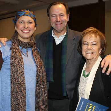 Ximena Peña, Rafael Gutiérrez y Leticia Salamanca.