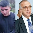 En el centro, Iván Velásquez, ministro de Defensa. A los lados, los policías secuestrados en Caquetá.