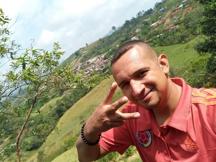 Yery Gaitán, presidente de la JAC del Corregimiento de Villa Colombia, en Jamundí.