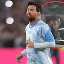 Lionel Messi en su despedida de la Selección Colombia.