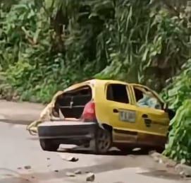 El desprendimiento ocurrió en el sector Las Peñas.